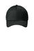 New Era Hats NE1090 Mens Moisture Wicking Stretch Fit Hat Flag Black Flat Front