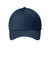 New Era Hats NE1090 Mens Moisture Wicking Stretch Fit Hat Flag League Navy Blue Flat Front