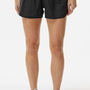 Augusta Sportswear Womens Wayfarer Moisture Wicking Shorts w/ Internal Pocket - Black