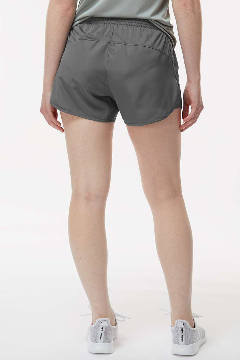 Augusta Sportswear 2430 Womens Wayfarer Moisture Wicking Shorts Graphite Grey Model Back