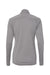 Adidas A281 Womens 1/4 Zip Pullover Heather Grey/Carbon Grey Flat Back