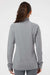 Adidas A281 Womens UPF 50+ 1/4 Zip Sweatshirt Heather Grey/Carbon Grey Model Back