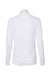 Adidas A281 Womens UPF 50+ 1/4 Zip Sweatshirt White/Carbon Grey Flat Back