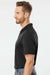 Adidas A230 Mens Performance UPF 50+ Short Sleeve Polo Shirt Black Model Side