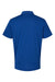 Adidas A230 Mens Performance UPF 50+ Short Sleeve Polo Shirt Collegiate Royal Blue Flat Back