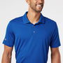 Adidas Mens Performance UPF 50+ Short Sleeve Polo Shirt - Collegiate Royal Blue - NEW