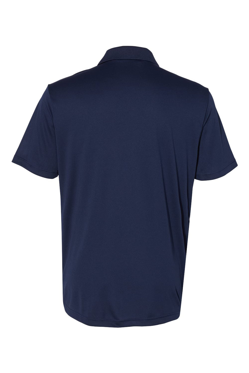 Adidas A230 Mens Performance UPF 50+ Short Sleeve Polo Shirt Navy Blue Flat Back