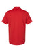 Adidas A230 Mens Performance UPF 50+ Short Sleeve Polo Shirt Collegiate Red Flat Back