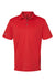 Adidas A230 Mens Performance UPF 50+ Short Sleeve Polo Shirt Collegiate Red Flat Front