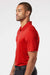 Adidas A230 Mens Performance UPF 50+ Short Sleeve Polo Shirt Collegiate Red Model Side