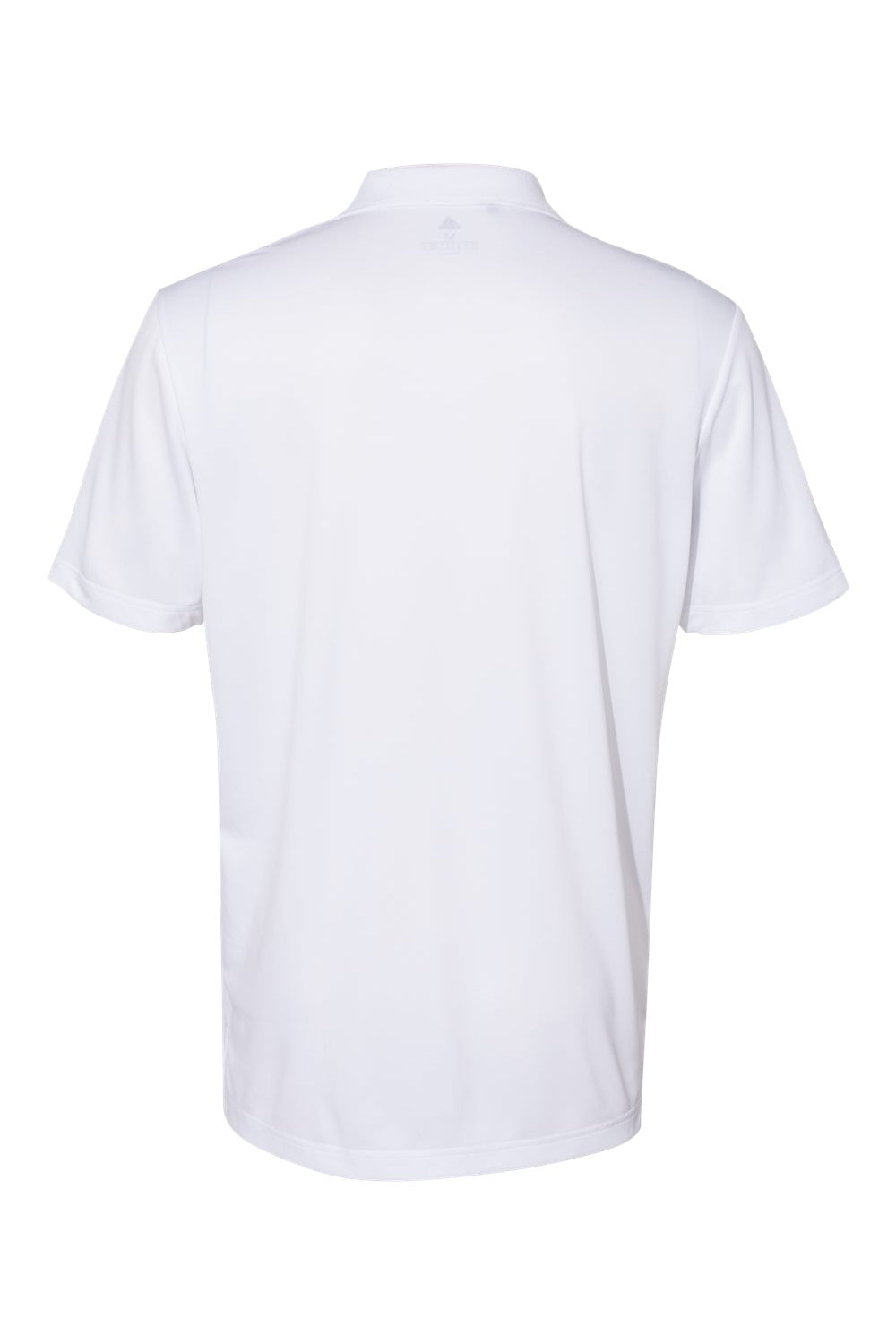 Adidas A230 Mens Performance Short Sleeve Polo Shirt White Flat Back