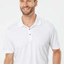 Adidas Mens Performance UPF 50+ Short Sleeve Polo Shirt - White - NEW