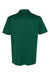 Adidas A230 Mens Performance UPF 50+ Short Sleeve Polo Shirt Collegiate Green Flat Back