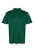 Adidas A230 Mens Performance Short Sleeve Polo Shirt Collegiate Green Flat Front