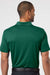 Adidas A230 Mens Performance UPF 50+ Short Sleeve Polo Shirt Collegiate Green Model Back