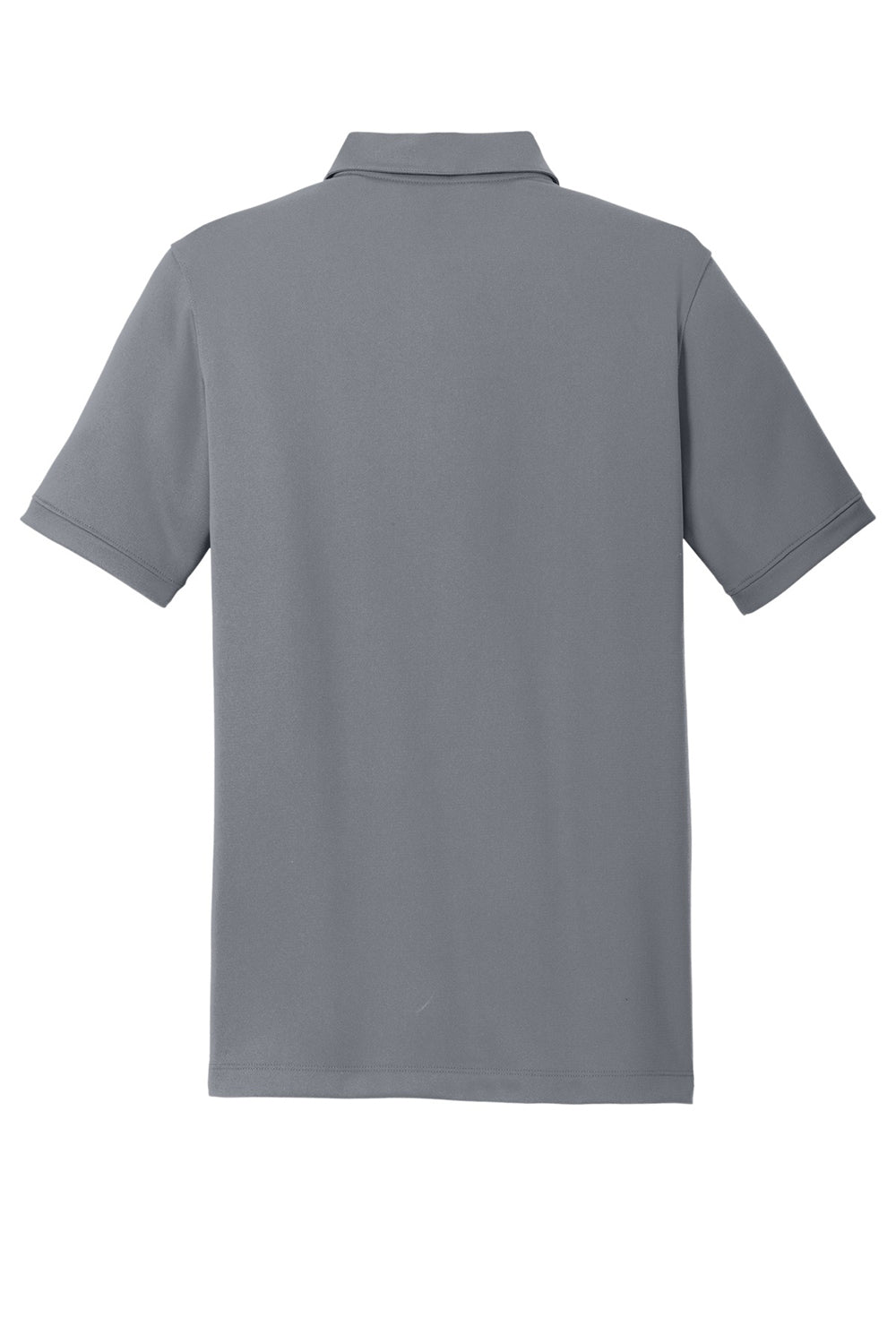 Nike 746099 Mens Icon Dri-Fit Moisture Wicking Short Sleeve Polo Shirt Dark Grey Flat Back