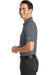 Nike 746099 Mens Icon Dri-Fit Moisture Wicking Short Sleeve Polo Shirt Dark Grey Model Side