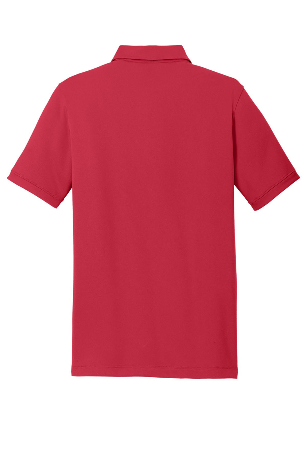 Nike 746099 Mens Icon Dri-Fit Moisture Wicking Short Sleeve Polo Shirt Gym Red Flat Back