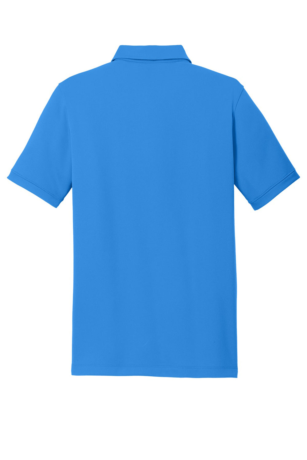 Nike 746099 Mens Icon Dri-Fit Moisture Wicking Short Sleeve Polo Shirt Light Photo Blue Flat Back