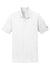 Nike 746099 Mens Icon Dri-Fit Moisture Wicking Short Sleeve Polo Shirt White Flat Front