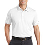 Nike Mens Icon Dri-Fit Moisture Wicking Short Sleeve Polo Shirt - White