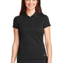 Nike Womens Icon Dri-Fit Moisture Wicking Short Sleeve Polo Shirt - Black