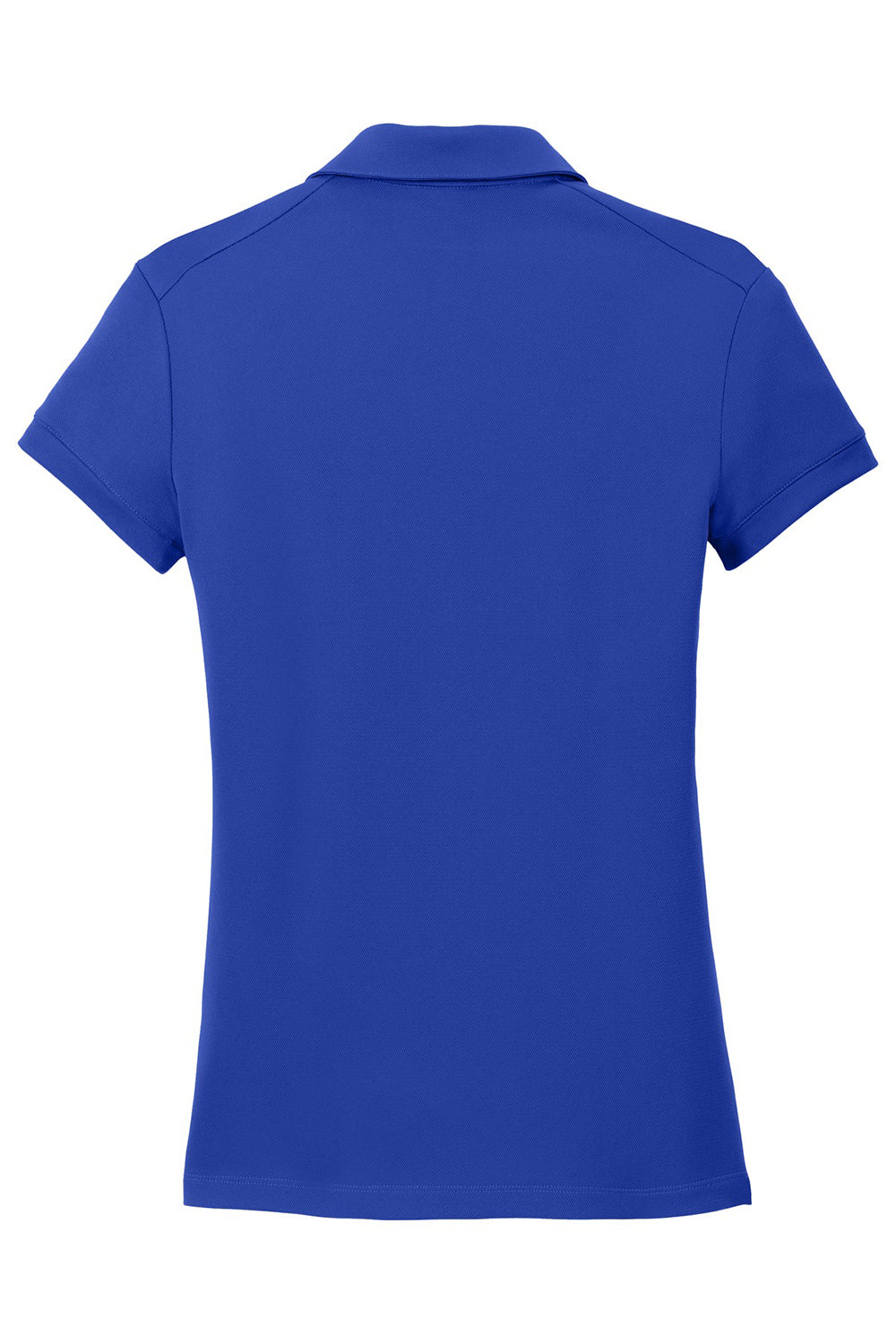 Nike 746100 Womens Icon Dri-Fit Moisture Wicking Short Sleeve Polo Shirt Royal Blue Flat Back