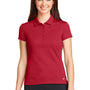 Nike Womens Icon Dri-Fit Moisture Wicking Short Sleeve Polo Shirt - Gym Red