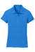 Nike 746100 Womens Icon Dri-Fit Moisture Wicking Short Sleeve Polo Shirt Light Photo Blue Flat Front