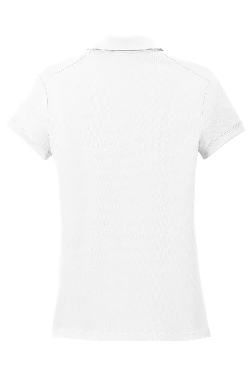 Nike 746100 Womens Icon Dri-Fit Moisture Wicking Short Sleeve Polo Shirt White Flat Back