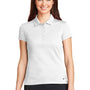 Nike Womens Icon Dri-Fit Moisture Wicking Short Sleeve Polo Shirt - White