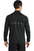 Nike 746102 Mens Dri-Fit Moisture Wicking 1/4 Zip Sweatshirt Black Model Back