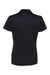Adidas A231 Womens Performance Short Sleeve Polo Shirt Black Flat Back