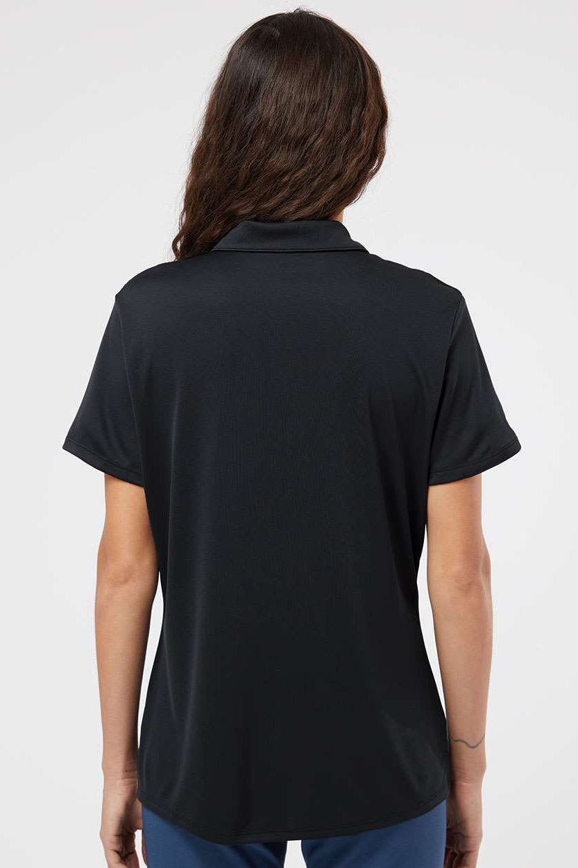 Adidas A231 Womens Performance Short Sleeve Polo Shirt Black Model Back
