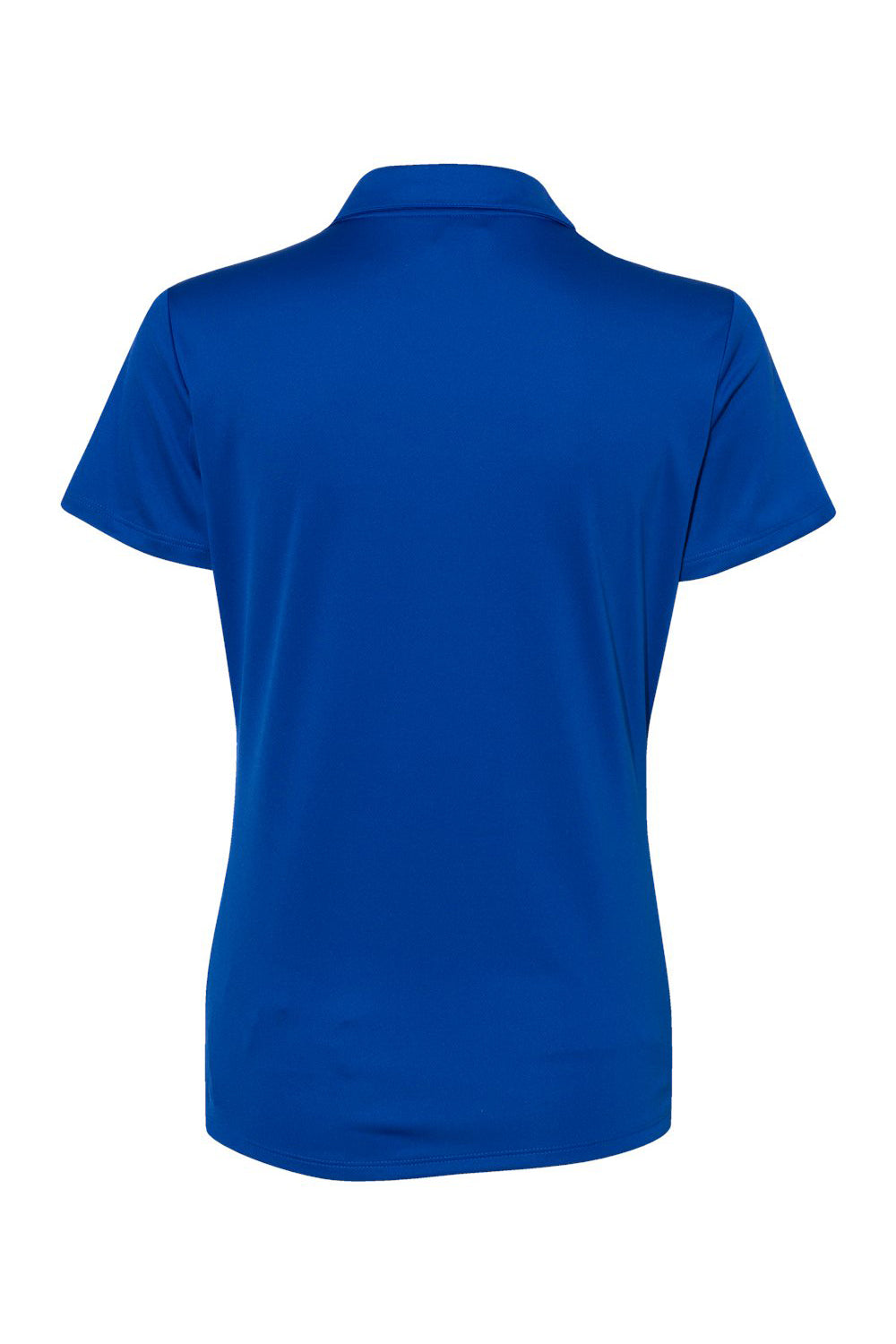 Adidas A231 Womens Performance UPF 50+ Short Sleeve Polo Shirt Collegiate Royal Blue Flat Back