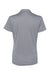 Adidas A231 Womens Performance UPF 50+ Short Sleeve Polo Shirt Grey Flat Back