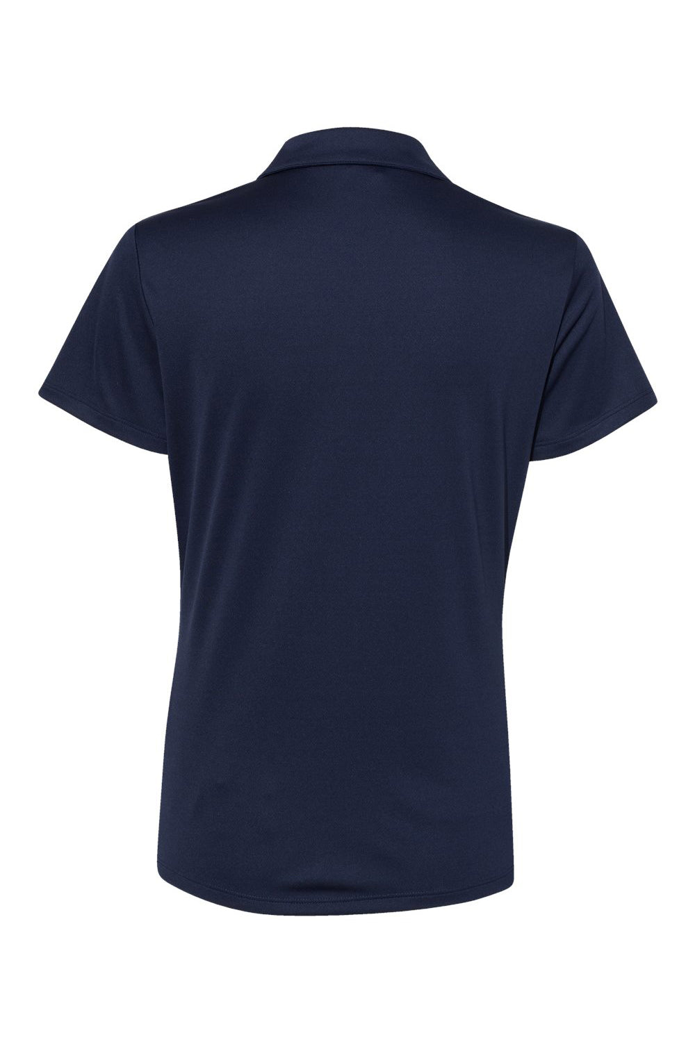 Adidas A231 Womens Performance Short Sleeve Polo Shirt Navy Blue Flat Back