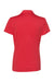 Adidas A231 Womens Performance UPF 50+ Short Sleeve Polo Shirt Collegiate Red Flat Back
