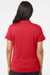 Adidas A231 Womens Performance UPF 50+ Short Sleeve Polo Shirt Collegiate Red Model Back