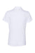 Adidas A231 Womens Performance Short Sleeve Polo Shirt White Flat Back
