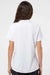Adidas A231 Womens Performance Short Sleeve Polo Shirt White Model Back