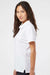 Adidas A231 Womens Performance Short Sleeve Polo Shirt White Model Side