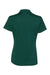 Adidas A231 Womens Performance Short Sleeve Polo Shirt Collegiate Green Flat Back