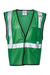 Kishigo B120-131 Unisex EV Series Enhanced Visibility Non-ANSI Vest Green Flat Front