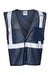 Kishigo B120-131 Unisex EV Series Enhanced Visibility Non-ANSI Vest Navy Blue Flat Front