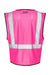 Kishigo B120-131 Unisex EV Series Enhanced Visibility Non-ANSI Vest Pink Flat Back