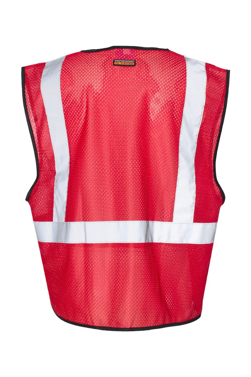 Kishigo B120-131 Unisex EV Series Enhanced Visibility Non-ANSI Vest Red Flat Back