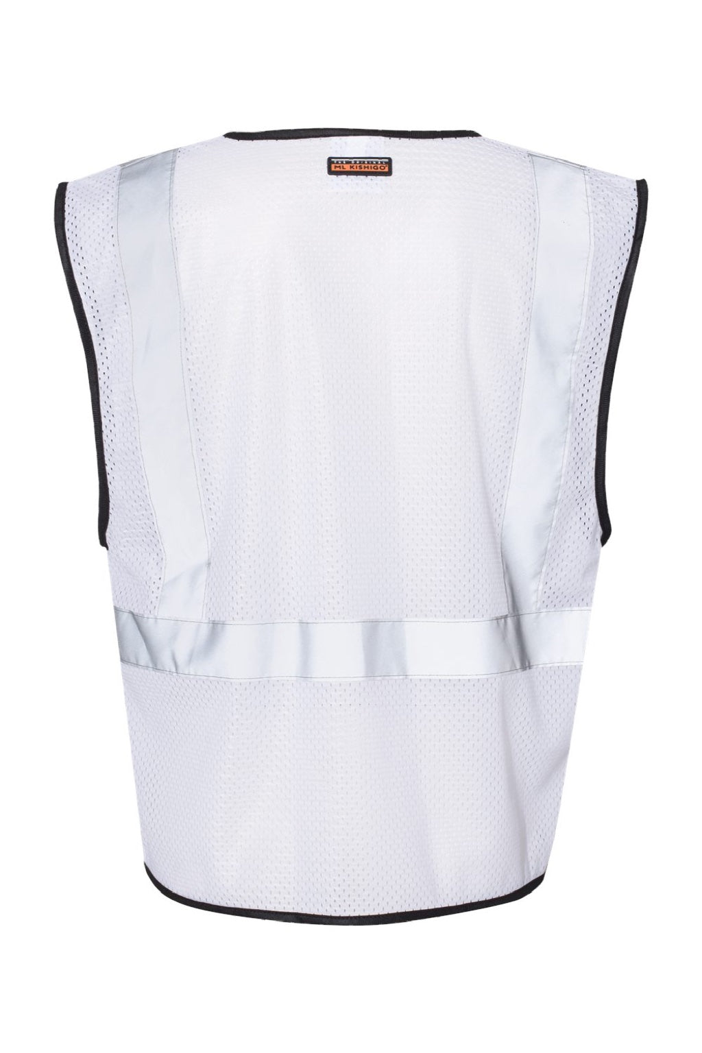 Kishigo B120-131 Unisex EV Series Enhanced Visibility Non-ANSI Vest White Flat Back