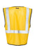 Kishigo B120-131 Unisex EV Series Enhanced Visibility Non-ANSI Vest Yellow Flat Back