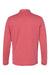 Adidas A280 Mens UPF 50+ 1/4 Zip Sweatshirt Heather Power Red/Carbon Grey Flat Back